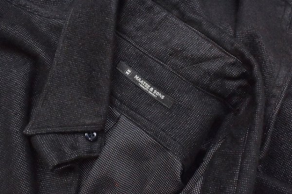 画像5: MAATEE＆SONS　" SILK GACHA POCKE WORK SHIRTS "　col.NAVYPIN