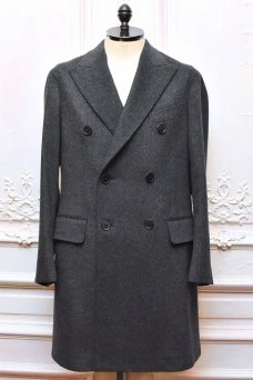 ジャケット・アウター WELLDER Double Breast Chesterfield Coat Anthony Sinclair Navy Double Breasted Chesterfield Overcoat