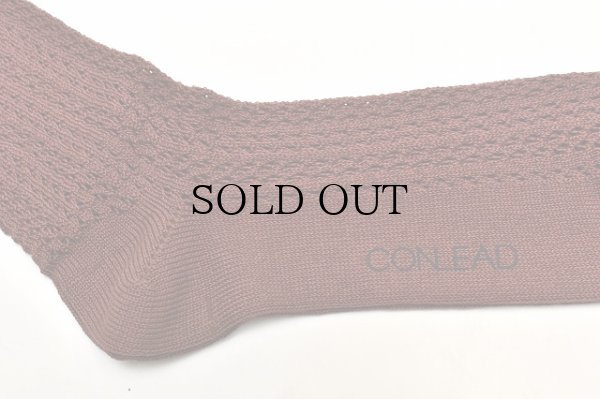 画像2: CONLEAD　" LACE Short Socks "　col.Brown