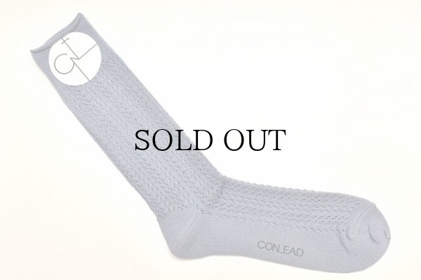 画像1: CONLEAD　" LACE Short Socks "　col.Ice Sword