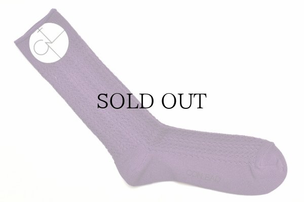 画像1: CONLEAD　" LACE Short Socks "　col.Kyoho