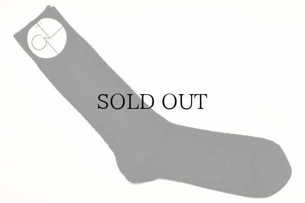 画像1: CONLEAD　" LACE Short Socks "　col.Black