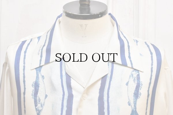 画像2: S.S Daley　" Elliot Silk Shirt "　col.Ivory/Blue