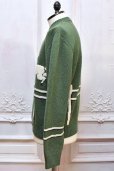 画像3: S.S Daley　" Cyril Lamb Motif Cardigan "　col.Green (3)