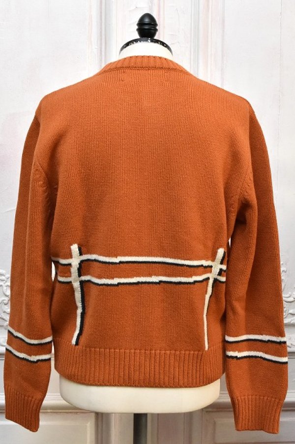 画像4: S.S Daley　" Cyril Lamb Motif Cardigan "　col.Tawny Orange