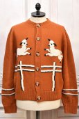 画像1: S.S Daley　" Cyril Lamb Motif Cardigan "　col.Tawny Orange (1)