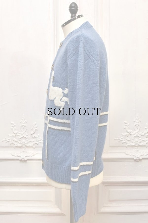 画像3: S.S Daley　" Cyril Lamb Motif Cardigan "　col.Blue