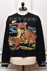 KHOKI　" Cowboy-print cardigan "　col.Black