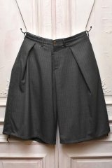 KHOKI　" Wide-leg cropped pants "　col.Grey