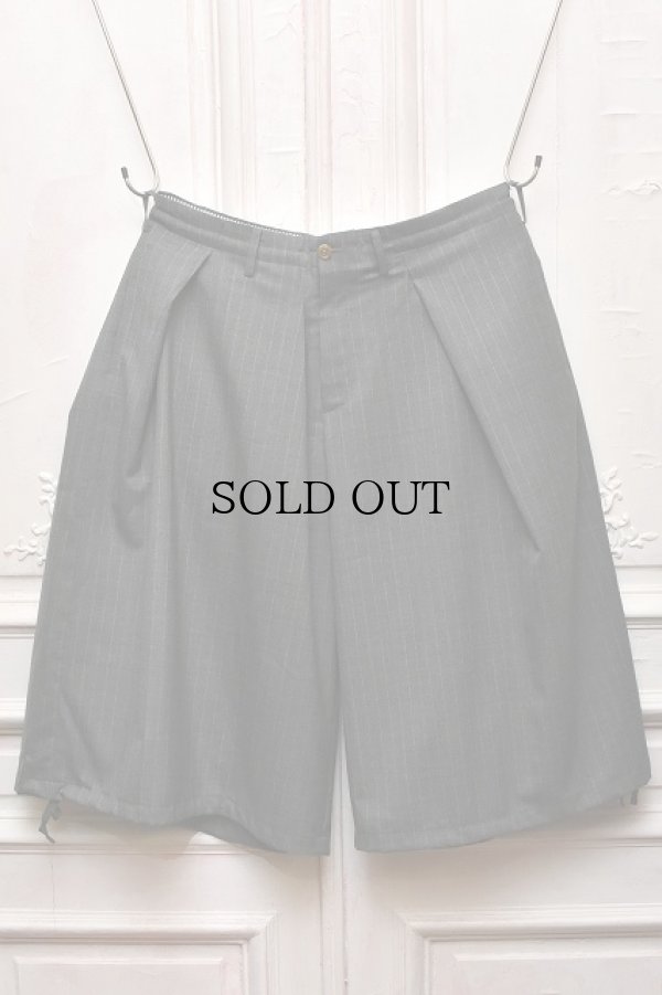 画像1: KHOKI　" Wide-leg cropped pants "　col.Grey