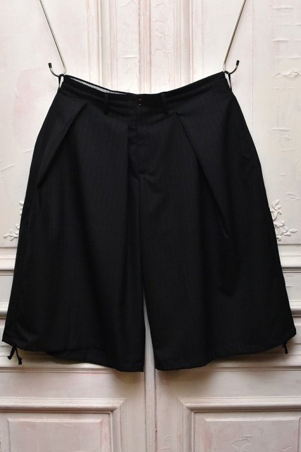 画像1: KHOKI　" Wide-leg cropped pants "　col.Navy