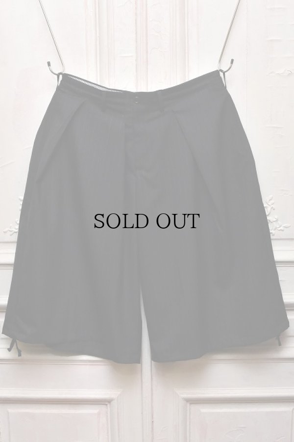 画像1: KHOKI　" Wide-leg cropped pants "　col.Navy