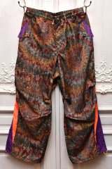 KHOKI　" American quiits-print snow pants "　col.Purple