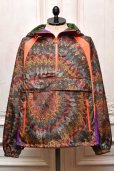 画像1: KHOKI　" American quilts-printed pull-over jacket "　col.Purple (1)