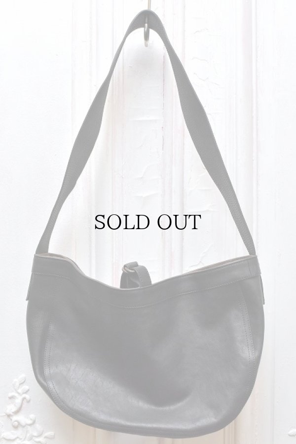 画像2: Taiga Takahashi　" NEWSBOY BAG small - HORSE LEATHER "　col.Black
