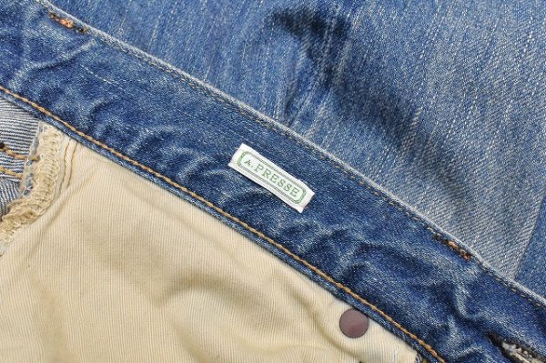 画像5: A.PRESSE　" Washed Denim Pants E "　col.Bleach