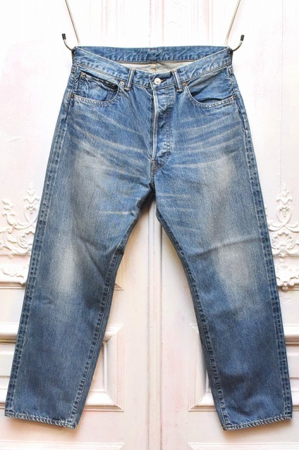 画像1: A.PRESSE　" Washed Denim Pants E "　col.Bleach