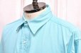 画像2: A.PRESSE　" Doublen Weave Twill Regular Collar Shirt "　col.Turquoise (2)