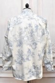 画像4: m's braque　" Over Sized Stand Collar Shirt "　col.Toile de Jouy (4)