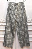 画像3: m's braque　" Tucked Baggy Pants "　col.Grey Check