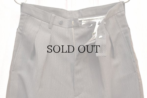 画像2: m's braque　" Side Intucked Baggy Pants "　col.Dobby&Mocha
