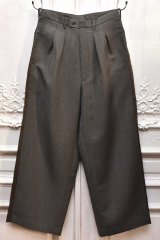 m's braque　" Side Intucked Baggy Pants "　col.Dobby&Mocha
