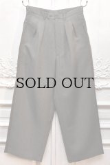 m's braque　" Side Intucked Baggy Pants "　col.Dobby&Mocha