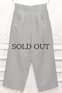 m's braque　" Side Intucked Baggy Pants "　col.Dobby&Mocha