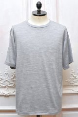  FilMelange　" Wolf - New Zealand Merino Wool S/S Tee "　col.Melange