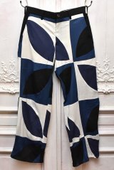 KHOKI　" Kaleidoscope pathched pants "　col.Blue