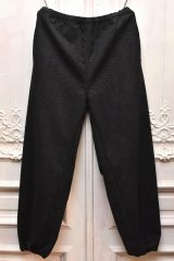 CLASS　" ULTRASUEDE PANTS - EMBOSSING "　col.Black