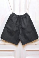 TUKI　" jog short - garment dye "　col.black