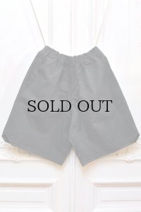 TUKI　" jog short - garment dye "　col.black