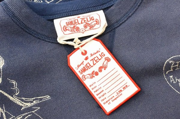 画像5: Samuel Zelig　" Hotel Crewneck - with Cream Embroidery "　col.Navy