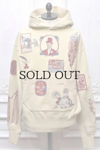Samuel Zelig　" Circus Hoodie - with Multi Embroidery "　col.Ljght Beige