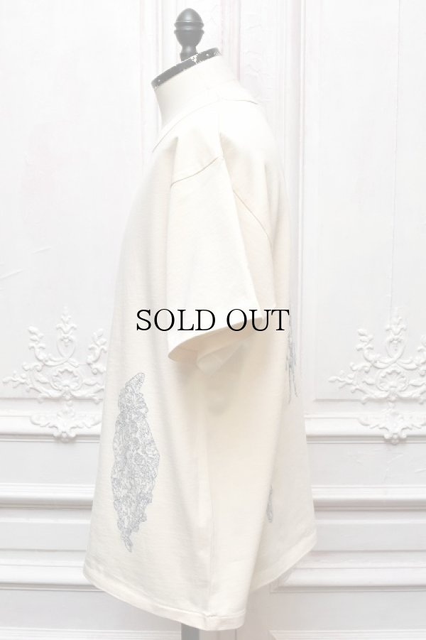 画像4: Samuel Zelig　" Circus Tee - with Blue Embroidery "　col.Natural