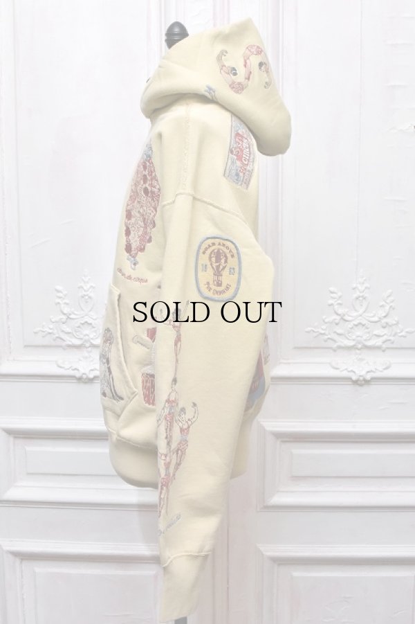 画像4: Samuel Zelig　" Circus Hoodie - with Multi Embroidery "　col.Ljght Beige