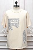 画像1: Samuel Zelig　" Circus Tee - with Blue Embroidery "　col.Natural (1)