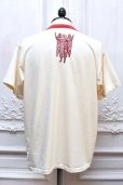 画像2: Samuel Zelig　" Antique Tee - wiyh Red Embroidery "　col.Natural (2)