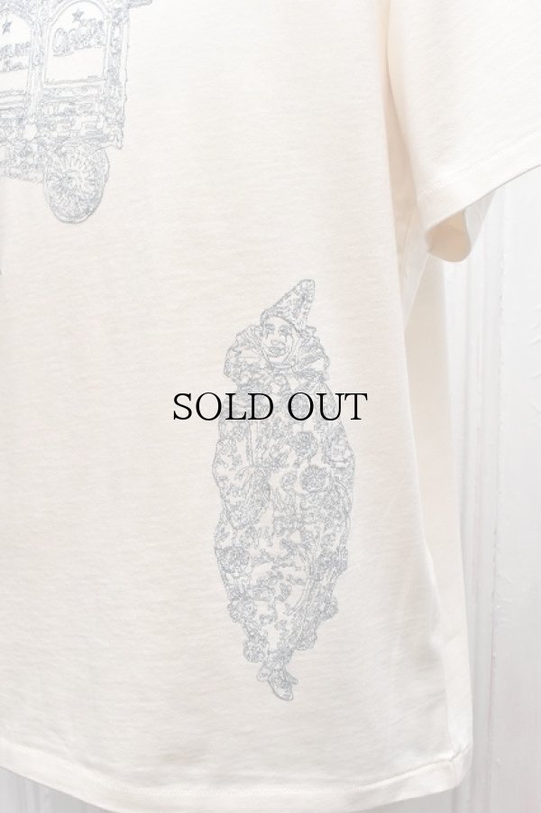 画像3: Samuel Zelig　" Circus Tee - with Blue Embroidery "　col.Natural