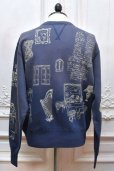 画像3: Samuel Zelig　" Hotel Crewneck - with Cream Embroidery "　col.Navy (3)