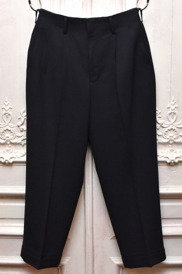 画像1: A.PRESSE　" Wool Trousers "　col.Navy