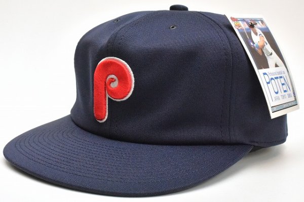 画像1: POTEN　" 80s P LOGO CAP "　col.Navy