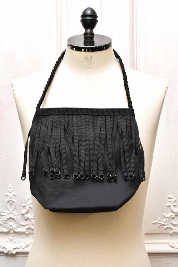 画像3: BAICYCLON by Bagjack　" NEW TAPE FRINGE ONE SHOULDER BAG - SMALL "　col.Black