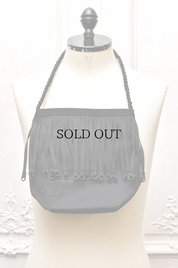 画像3: BAICYCLON by Bagjack　" NEW TAPE FRINGE ONE SHOULDER BAG - SMALL "　col.Black