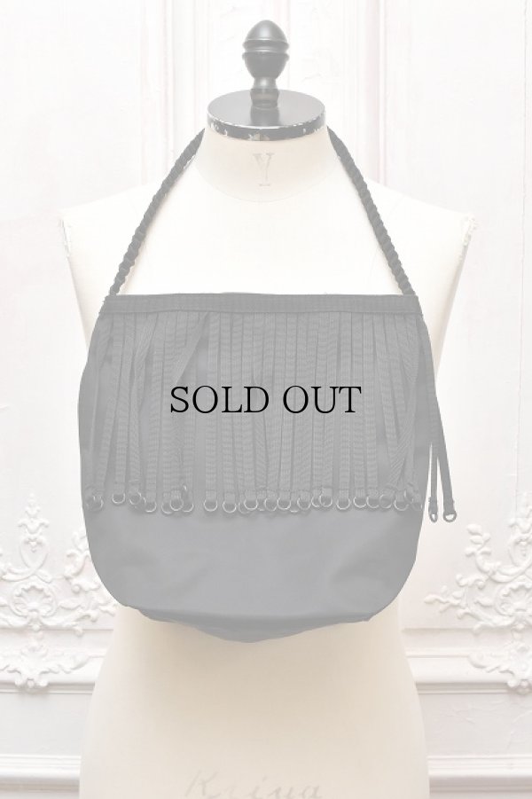 画像3: BAICYCLON by Bagjack　" NEW TAPE FRINGE ONE SHOULDER BAG - LARGE "　col.Black