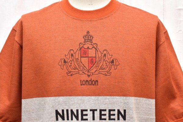 画像2: The DUFFER N NEPHEWS　" 1984 JACQUARD SHORTSLEEVE T-SHIRT "　col.Orange