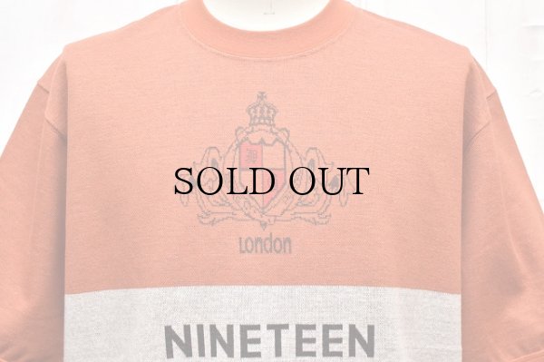 画像2: The DUFFER N NEPHEWS　" 1984 JACQUARD SHORTSLEEVE T-SHIRT "　col.Orange