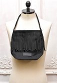 画像1: BAICYCLON by Bagjack　" NEW TAPE FRINGE ONE SHOULDER BAG - SMALL "　col.Black (1)