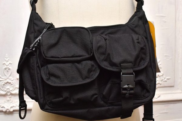 画像2: BAICYCLON by Bagjack　" NEW MULTI POCKETS SHOULDER BAG - SMALL "　col.Black